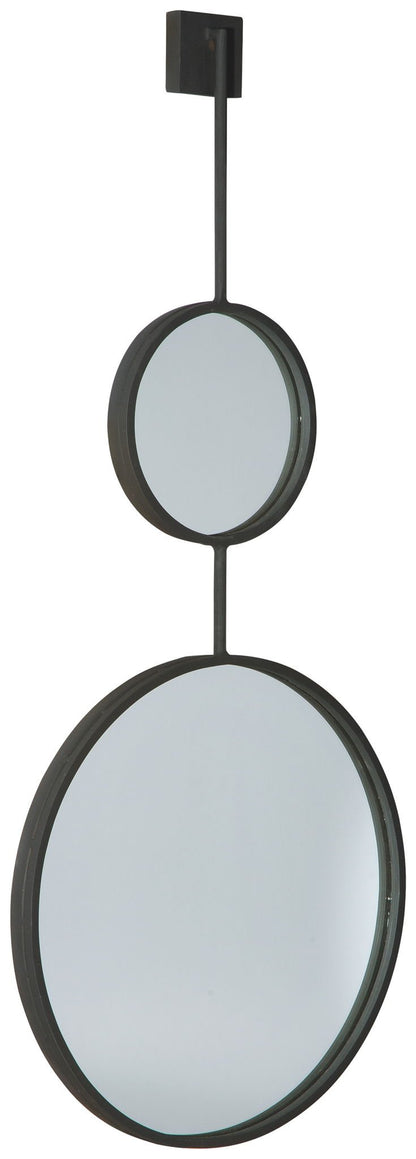 Brewer - Black - Accent Mirror - Hornell Furniture Outlet