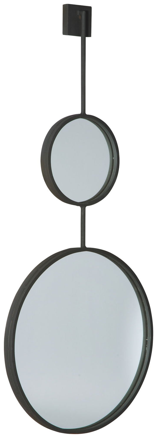 Brewer - Black - Accent Mirror - Hornell Furniture Outlet