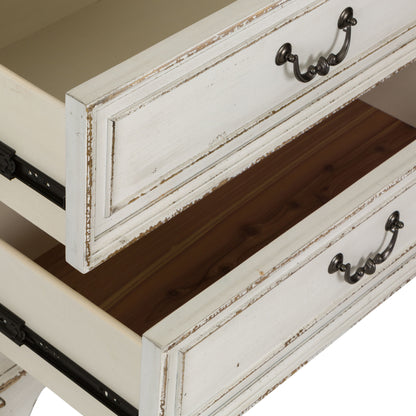 Abbey Park - 5 Drawer Chest - White - Hornell Furniture Outlet