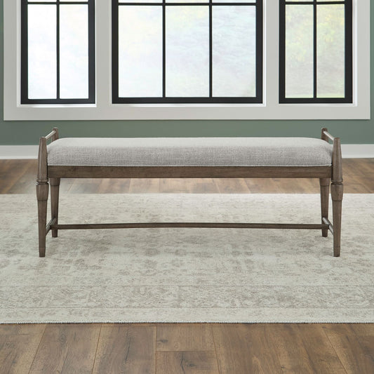 Hickory Grove - Bench - Heirloom Brown - Hornell Furniture Outlet