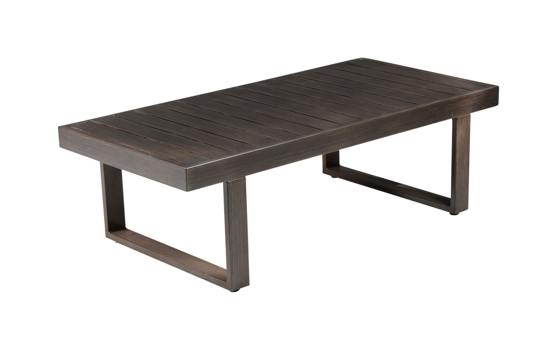 Wyatt - Patio Cocktail Table - Brown - Hornell Furniture Outlet