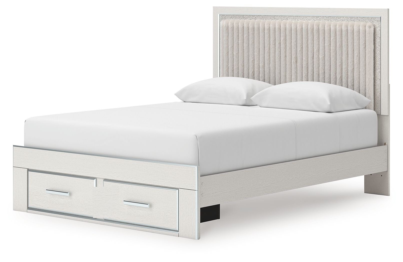 Zuraleus - Upholstered Panel Platform Storage Bed - Hornell Furniture Outlet