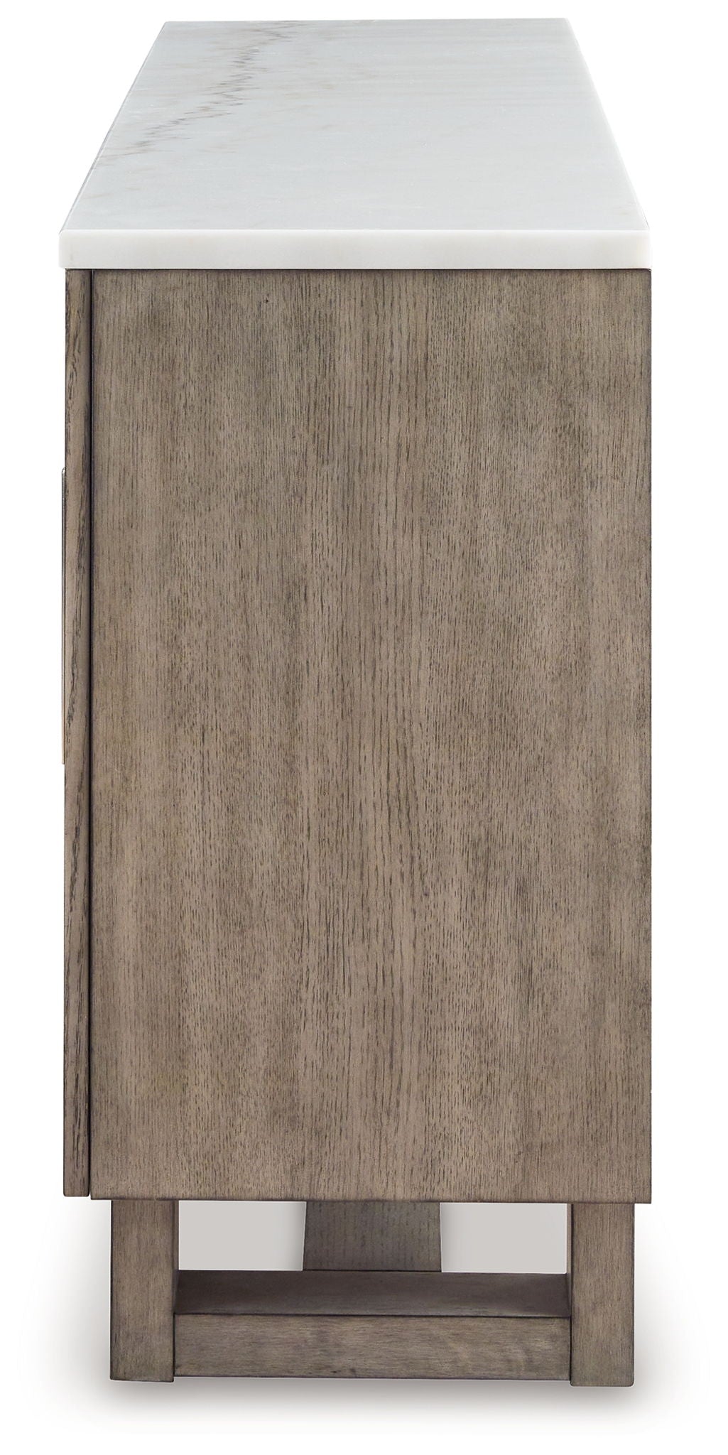Loyaska - Grayish Brown / White - Extra Large TV Stand - Hornell Furniture Outlet