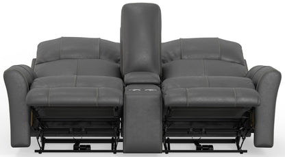 Fredda - Power Recliner Console Loveseat - Hornell Furniture Outlet