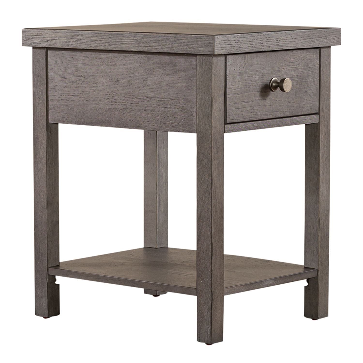 Modern Farmhouse - Drawer Chair Side Table - Hornell Furniture Outlet