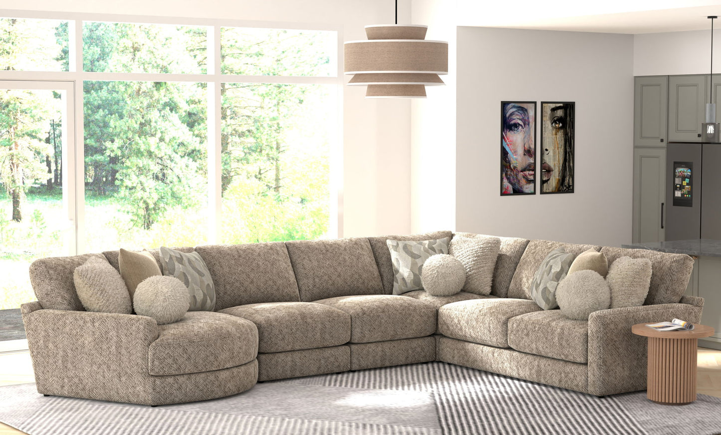Turner - Sectional - Hornell Furniture Outlet