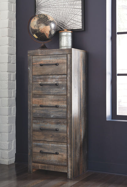 Drystan - Brown / Beige - Narrow Chest - Hornell Furniture Outlet