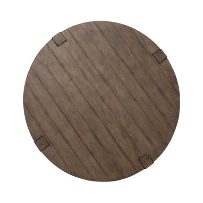 Broadmore - Round Cocktail Table - Brown - Hornell Furniture Outlet