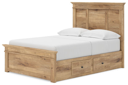 Makidern - Panel Storage Bed With 2 Under Bed Storage Units - Hornell Furniture Outlet