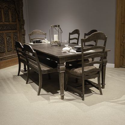 Paradise Valley - Rectangular Leg Table - Dark Brown - Hornell Furniture Outlet