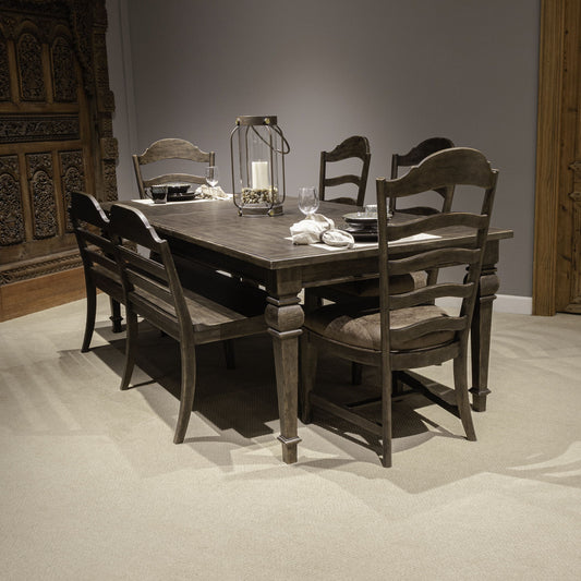 Paradise Valley - Rectangular Leg Table - Dark Brown - Hornell Furniture Outlet
