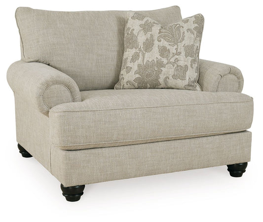 Asanti - Chair and a Half - Fog - Hornell Furniture Outlet