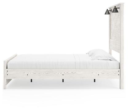 Gerridan - Panel Bed With Sconces - Hornell Furniture Outlet