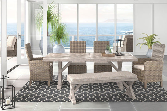 Beachcroft - Outdoor Dining Room Set - Hornell Furniture Outlet