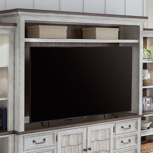 River Place - Entertainment Hutch - White - Hornell Furniture Outlet