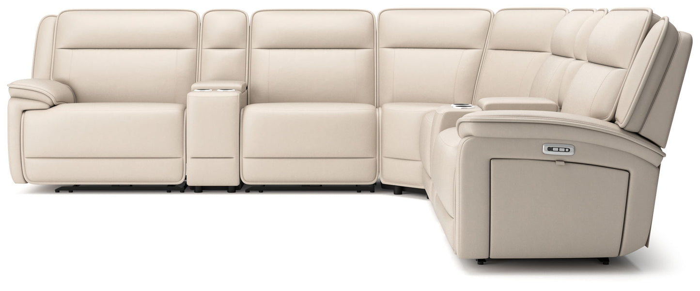 Double Deal - Reclining Sectional - Hornell Furniture Outlet
