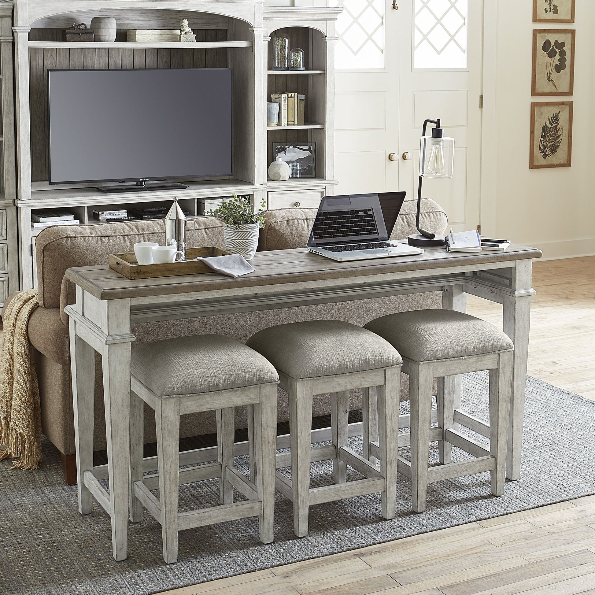 Heartland - 4 Piece Dining Room Set - White - Hornell Furniture Outlet