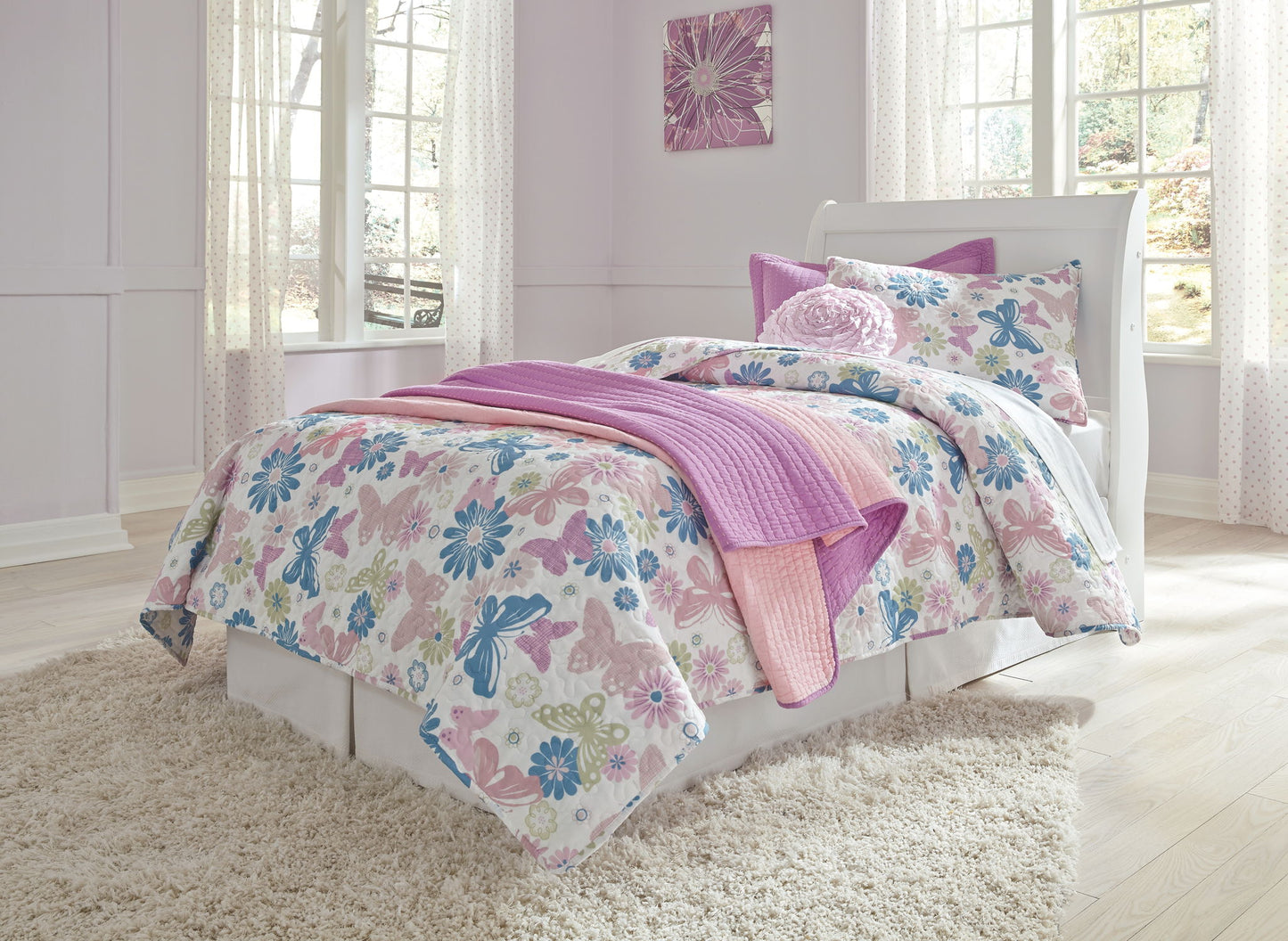Anarasia - Sleigh Headboard - Hornell Furniture Outlet