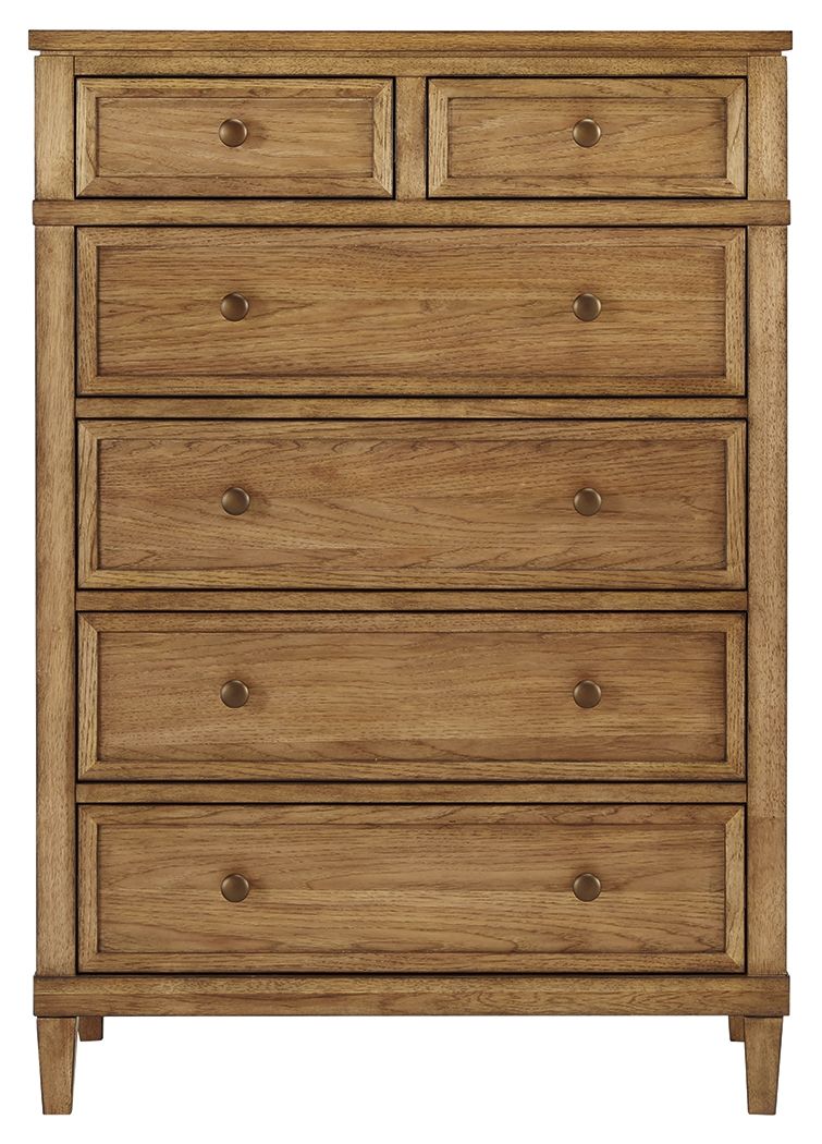 Sharlance - Brown - Six Drawer Chest - Hornell Furniture Outlet