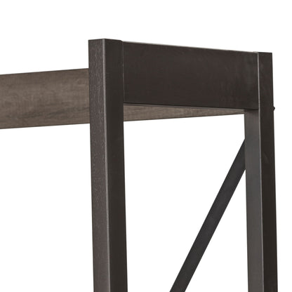 Tanners Creek - 2 Piece Home Office Set (Desk And Bookcase) - Dark Gray - Hornell Furniture Outlet