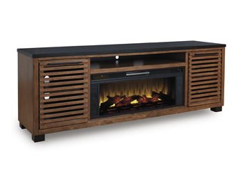 Kallari - TV Stand With Fireplace Option - Hornell Furniture Outlet