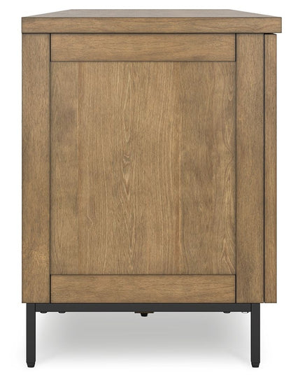Torlanta - Brown - Extra Large TV Stand - Hornell Furniture Outlet