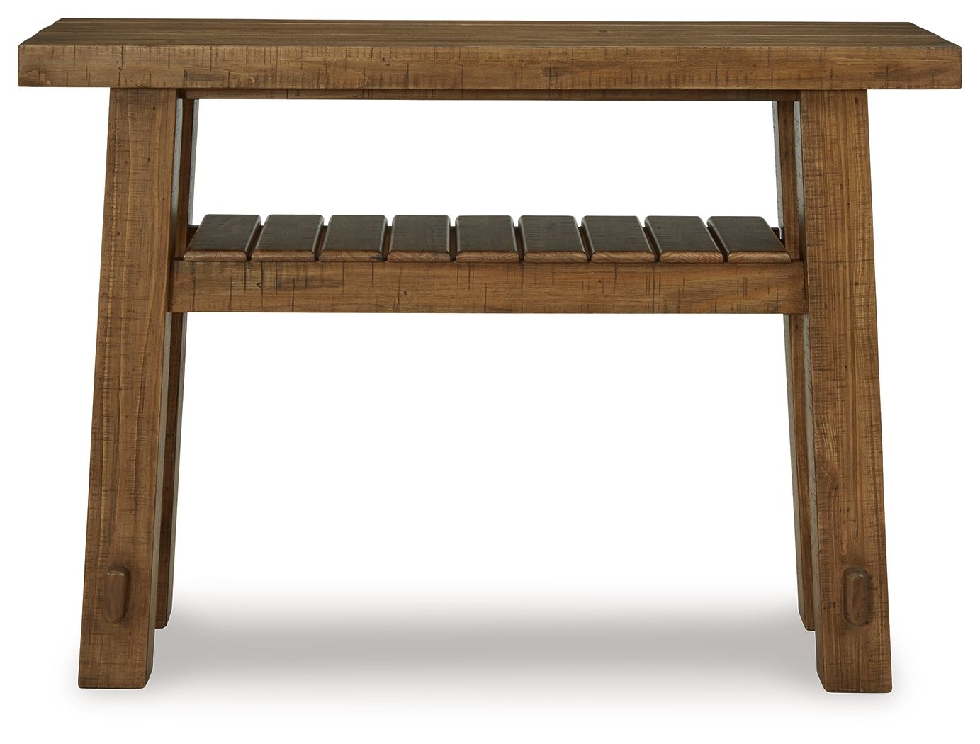 Mackifeld - Warm Brown - Sofa Table - Hornell Furniture Outlet