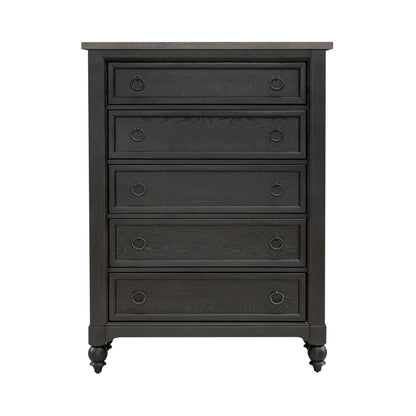 Americana Farmhouse - 5 Drawer Chest - Hornell Furniture Outlet