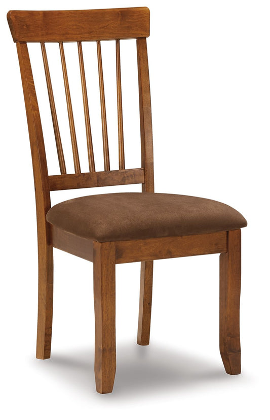 Berringer - Rustic Brown - Dining UPH Side Chair (Set of 2) - Hornell Furniture Outlet