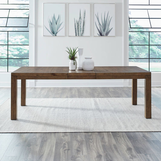 Shaker Lakes - Rectangular Leg Table - Harvest Brown - Hornell Furniture Outlet