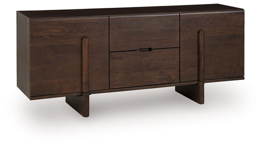 Kydler - Medium Brown - Accent Cabinet - Hornell Furniture Outlet