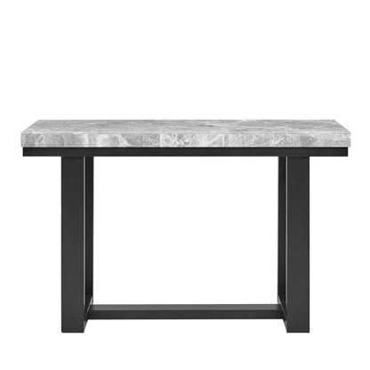 Lucca - Marble Sofa Table - Gray - Hornell Furniture Outlet