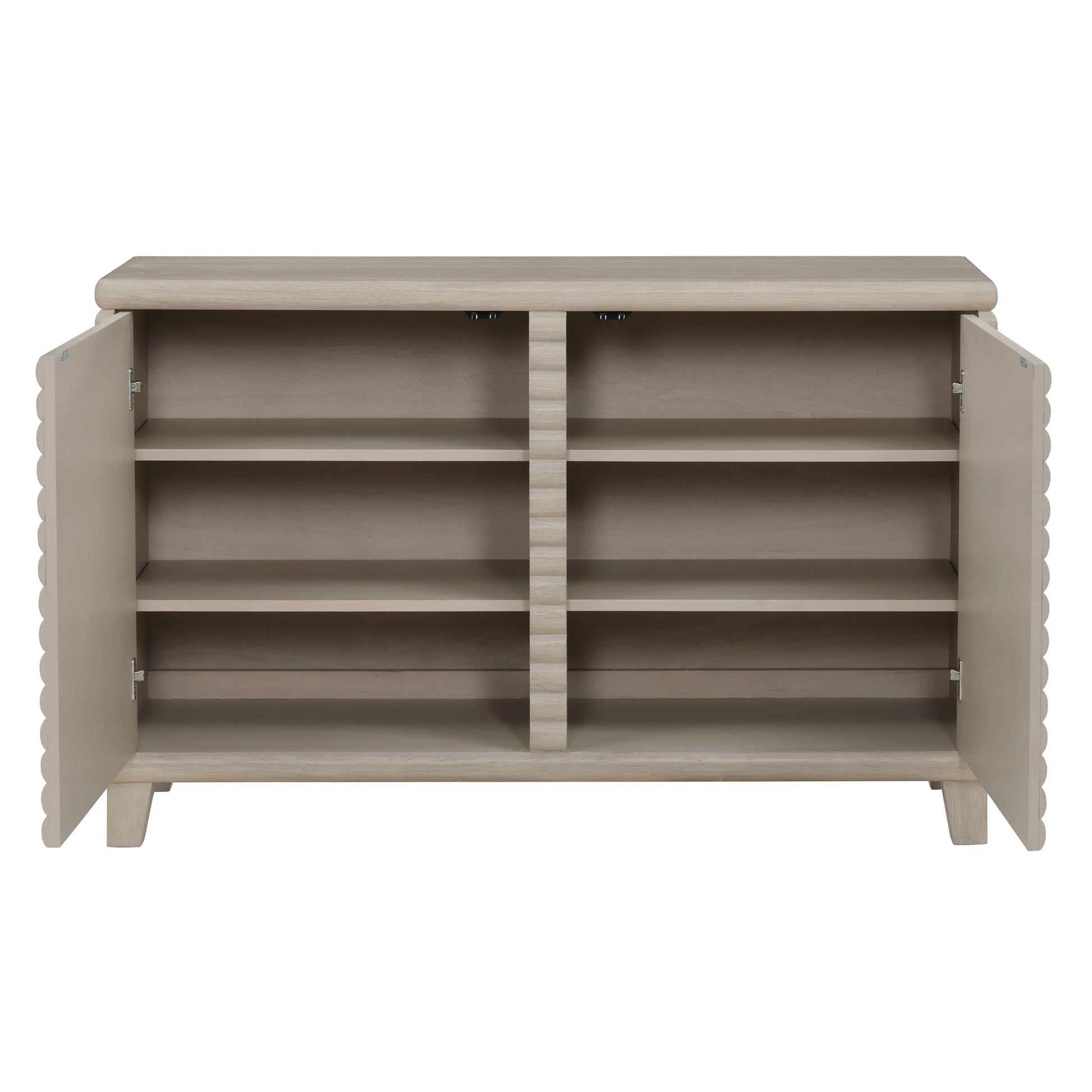 Lily - Server - Gray - Hornell Furniture Outlet