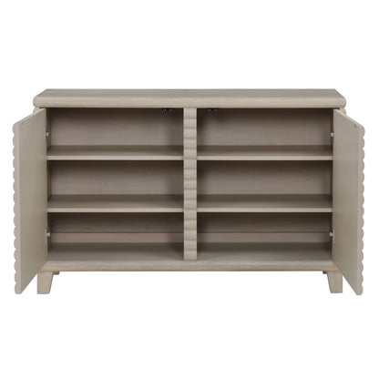 Lily - Server - Gray - Hornell Furniture Outlet