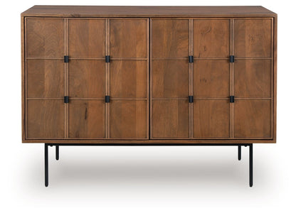 Juddins - Brown - Accent Cabinet - Hornell Furniture Outlet