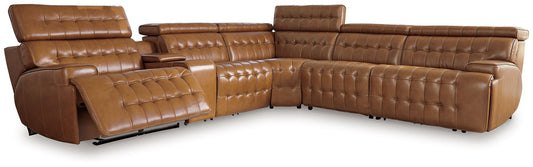 Temmpton - Power Reclining Sectional - Hornell Furniture Outlet