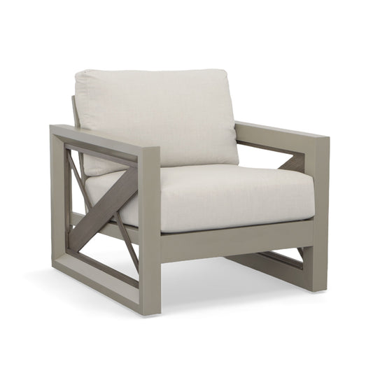 Dalilah - Patio Arm Chair - Gray - Hornell Furniture Outlet