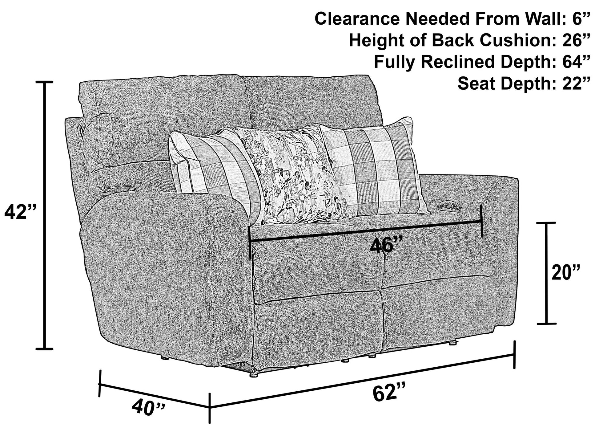 Searsport - Power Headrest Reclining Loveseat - Hornell Furniture Outlet