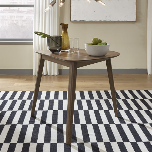 Space Savers - Triangle Table - Dark Brown - Hornell Furniture Outlet