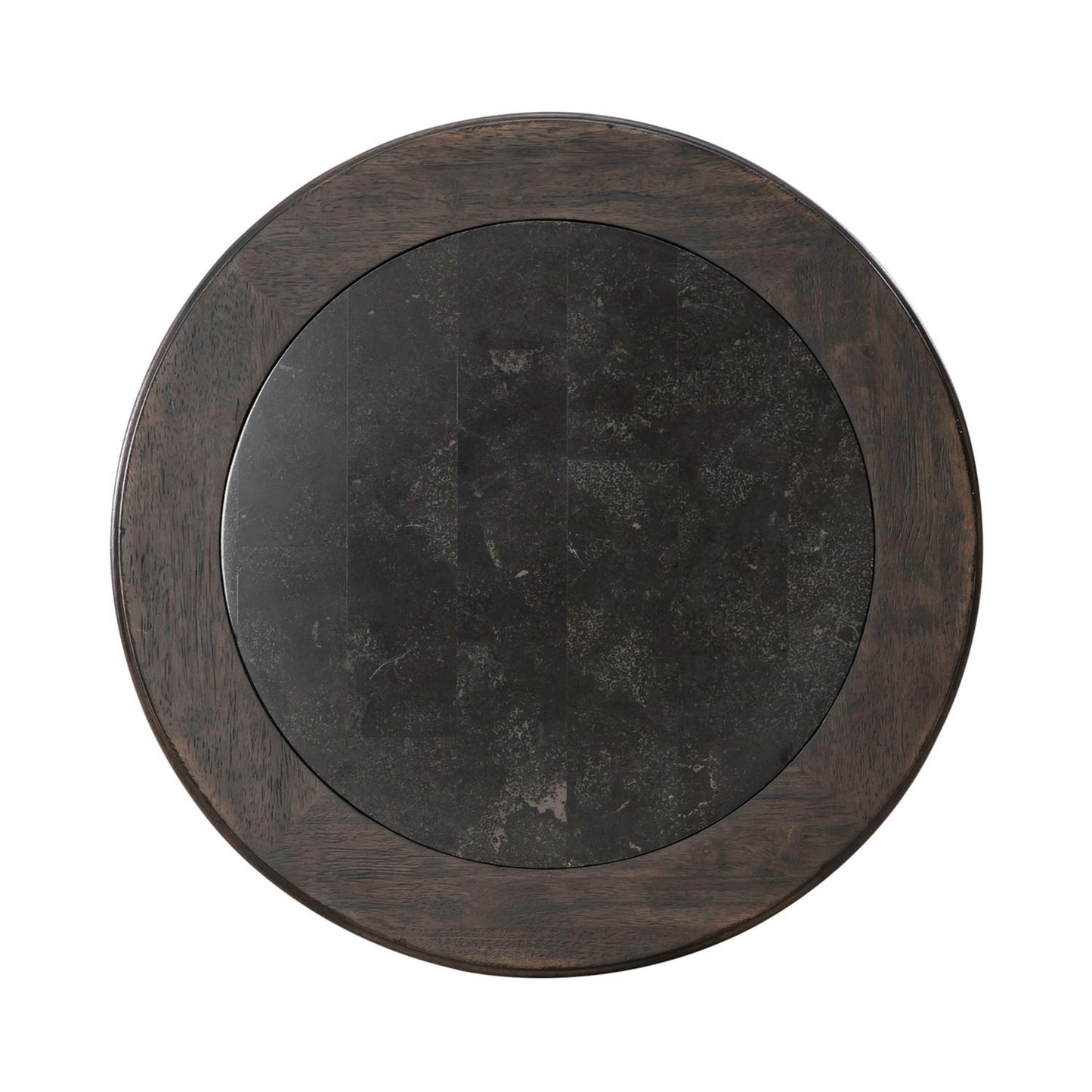 Paradise Valley - Round Chairside Table - Dark Brown - Hornell Furniture Outlet