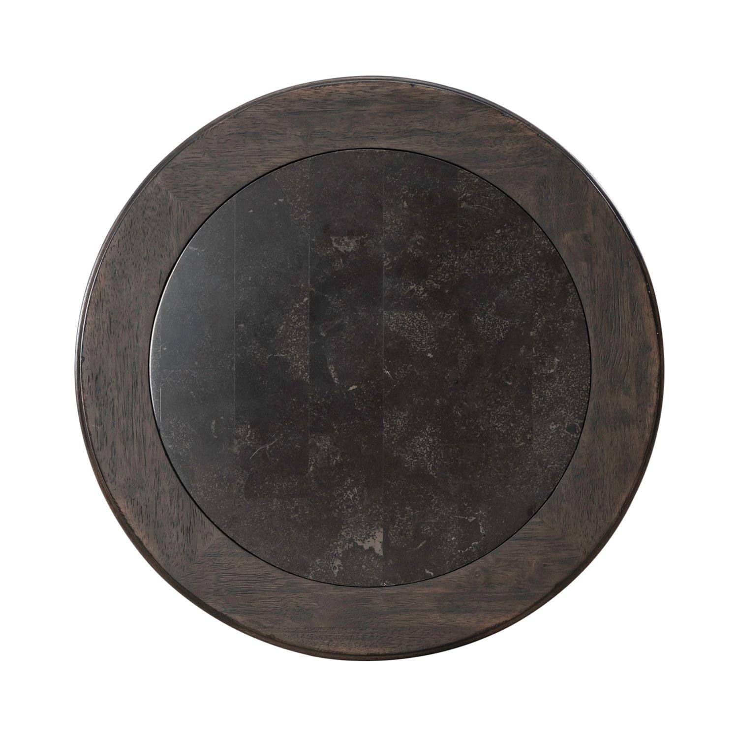 Paradise Valley - Round Chairside Table - Dark Brown - Hornell Furniture Outlet