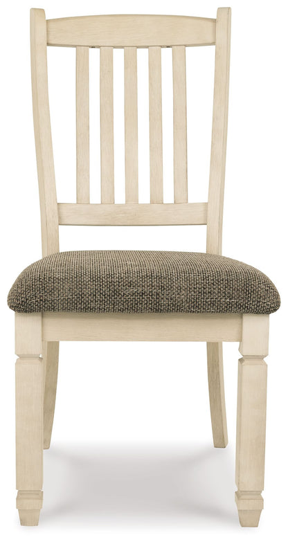 Bolanburg - Brown / Beige - Dining UPH Side Chair (Set of 2) - Rake Back - Hornell Furniture Outlet