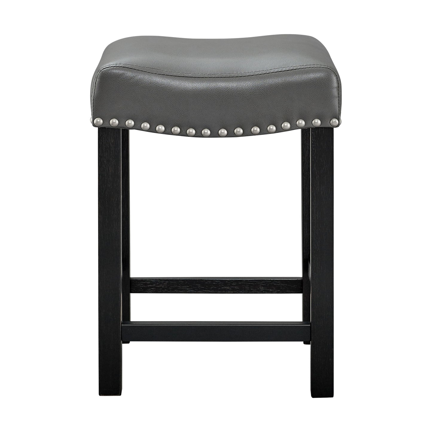 Aspen - Counter Stool (Set of 2) - Dark Gray - Hornell Furniture Outlet