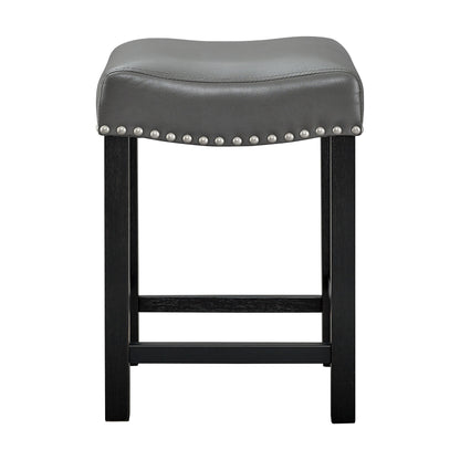 Aspen - Counter Stool (Set of 2) - Dark Gray - Hornell Furniture Outlet