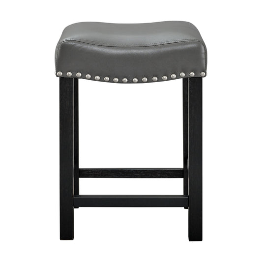 Aspen - Counter Stool (Set of 2) - Dark Gray - Hornell Furniture Outlet