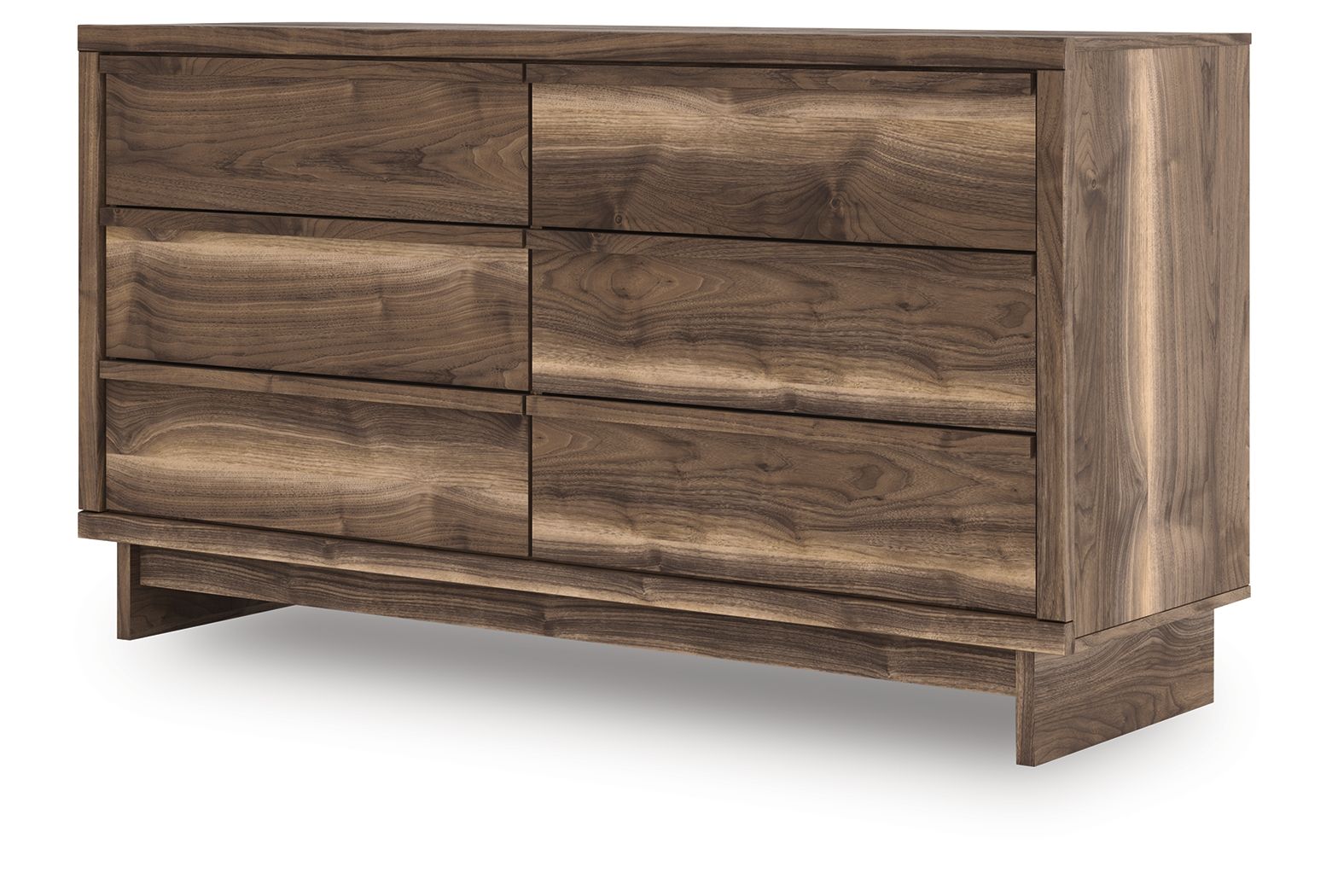Chirason - Brown - Six Drawer Dresser - Hornell Furniture Outlet