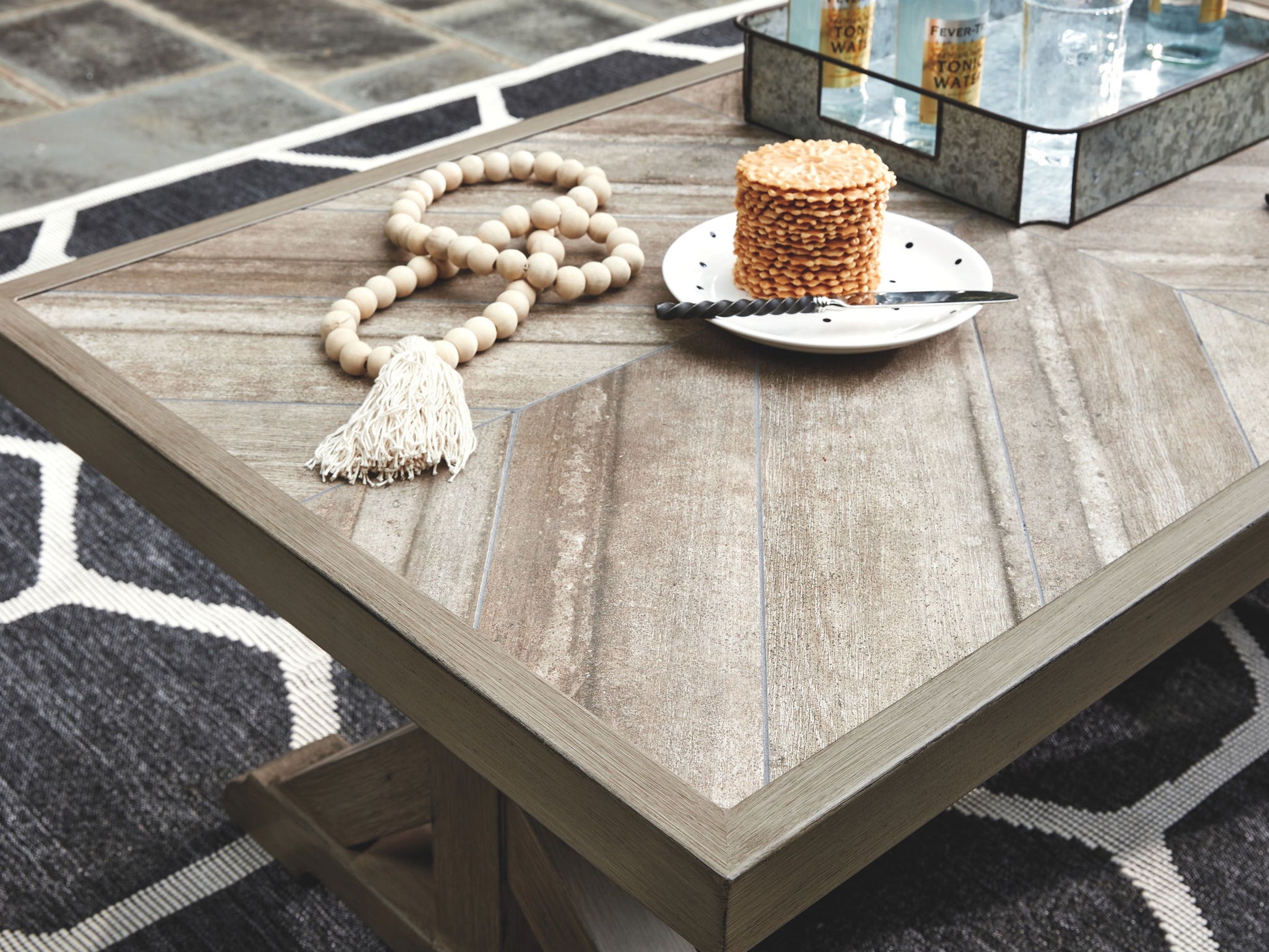 Beachcroft - Rectangular Cocktail Table - Hornell Furniture Outlet
