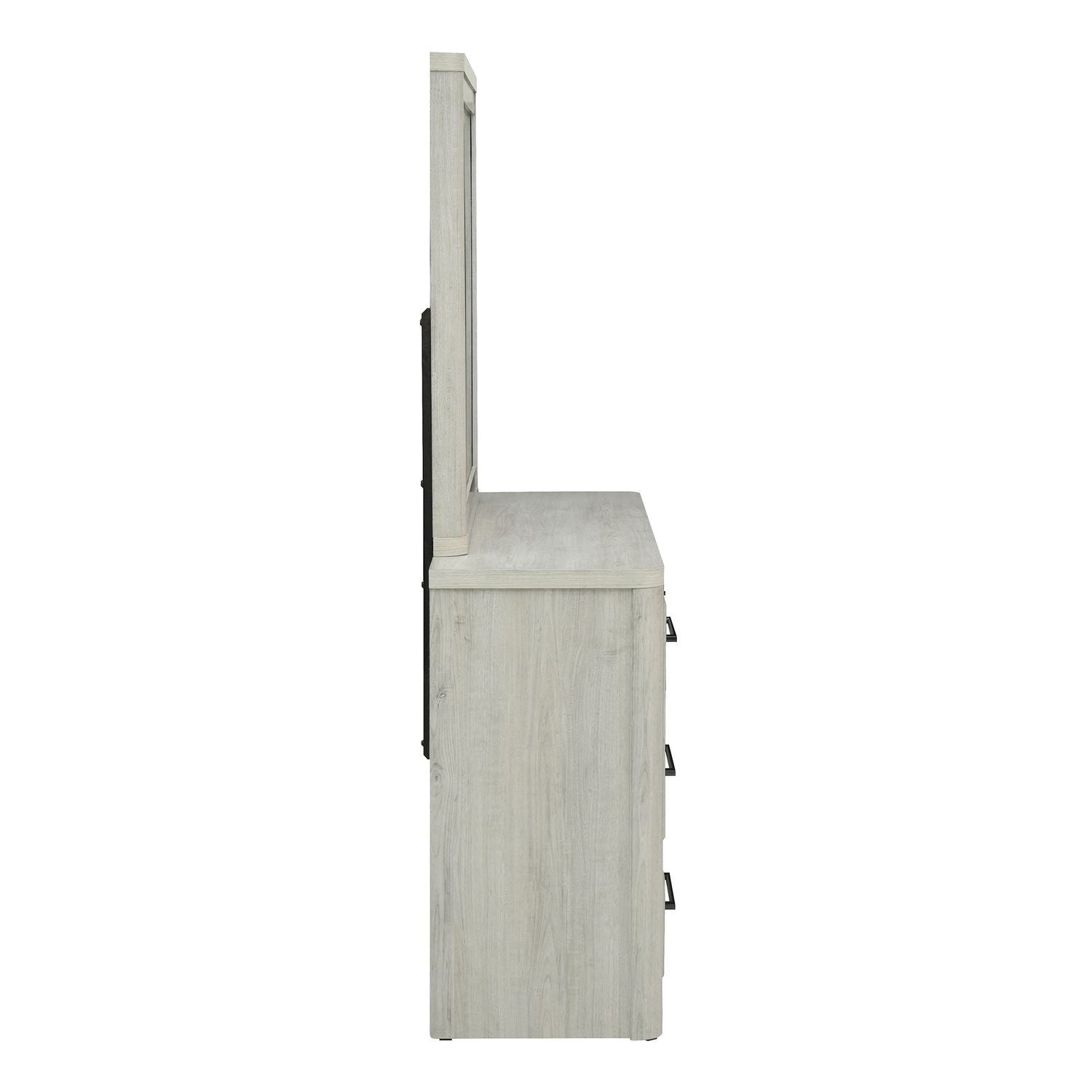 Modern Play - Dresser & Mirror - White - Hornell Furniture Outlet