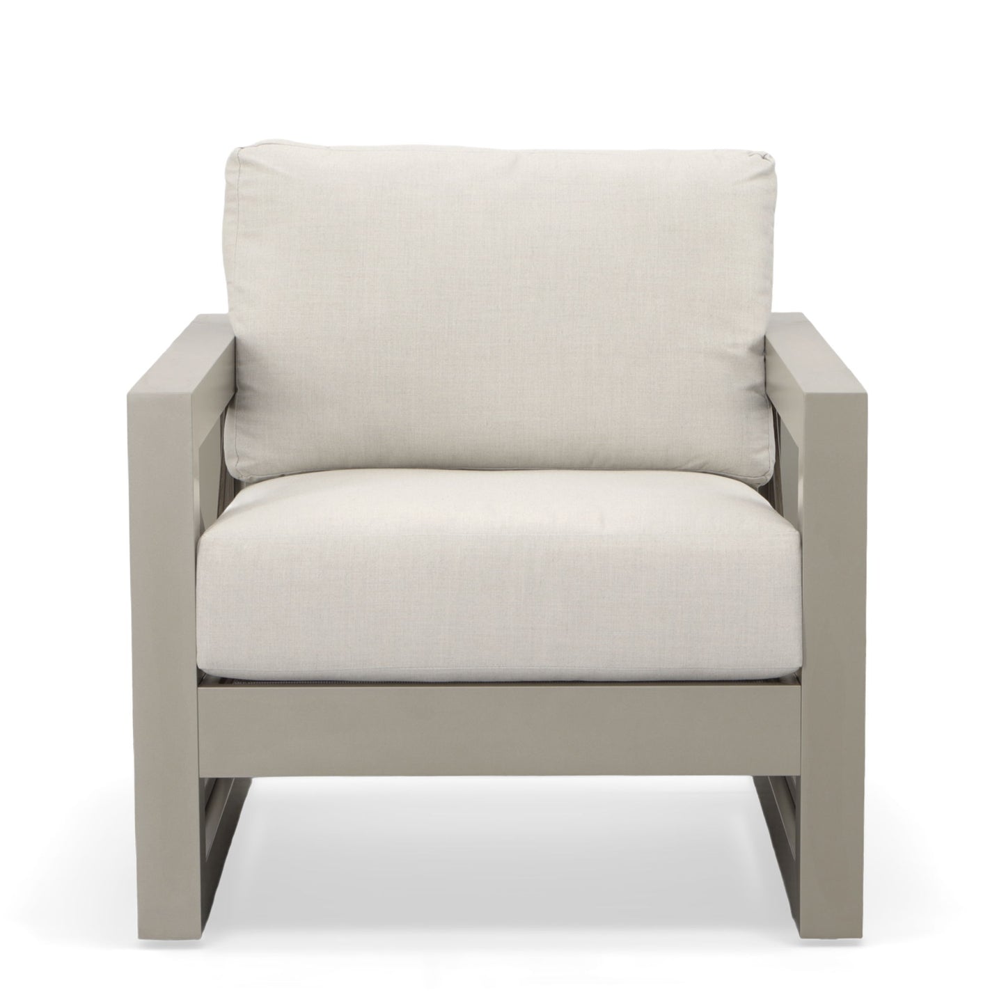 Dalilah - Patio Arm Chair - Gray - Hornell Furniture Outlet