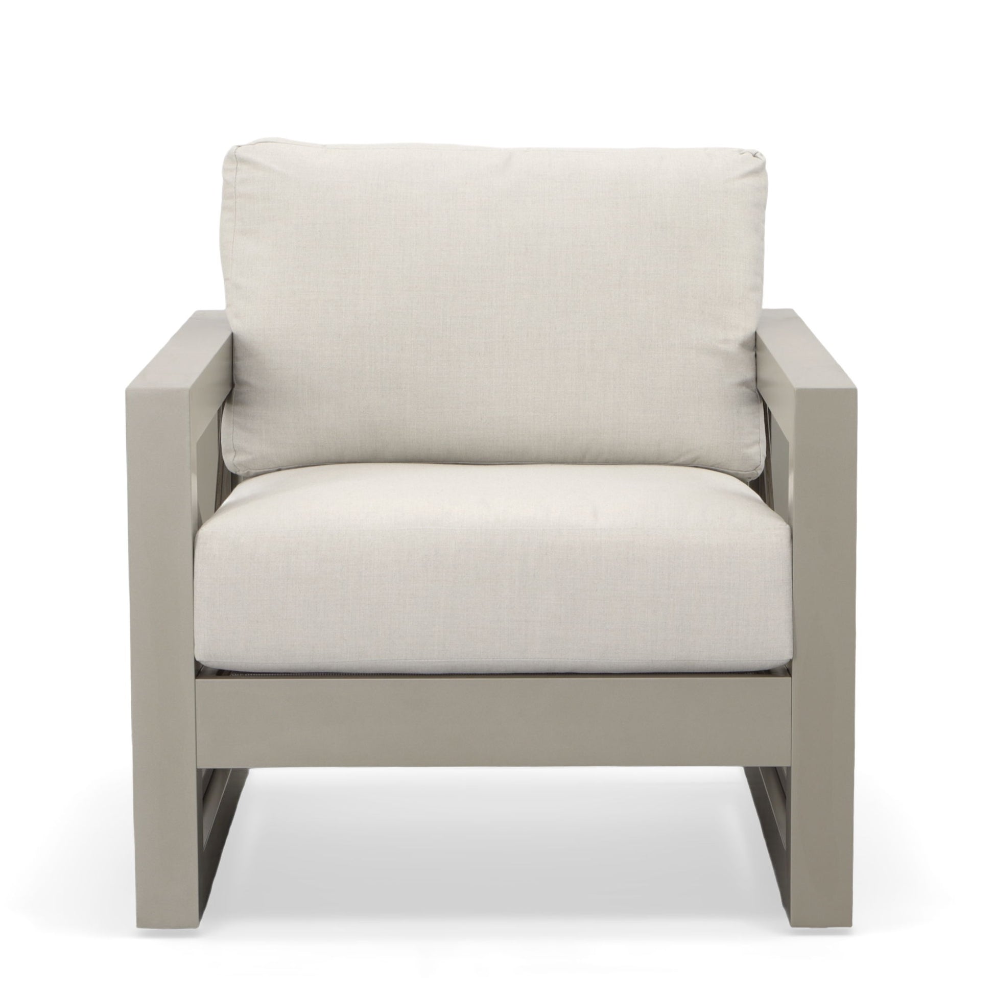 Dalilah - Patio Arm Chair - Gray - Hornell Furniture Outlet